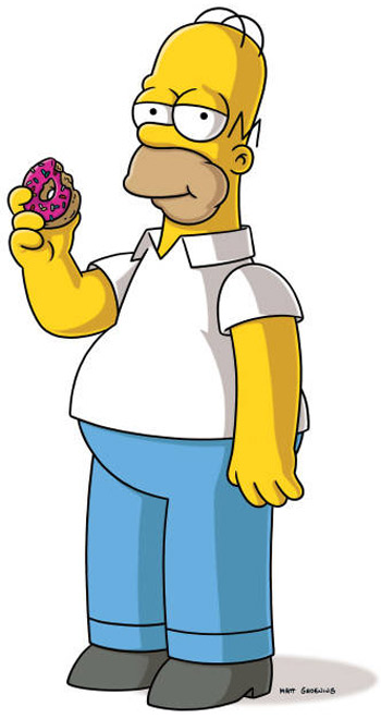 Ingen har vist nogensinde set Homer Simpson spise gulerødder. Alligevel kan man vel godt sige at der er gået noget galt.