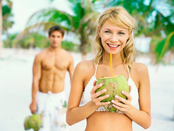 Kokosvand har et højt indhold af kalium, som er vigtigt for en sund balance i forhold til salt.