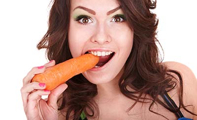 Gulerødder er rige på beta-caroten, som tilsyneladende har indflydelse på at man udvikler Alzheimers.